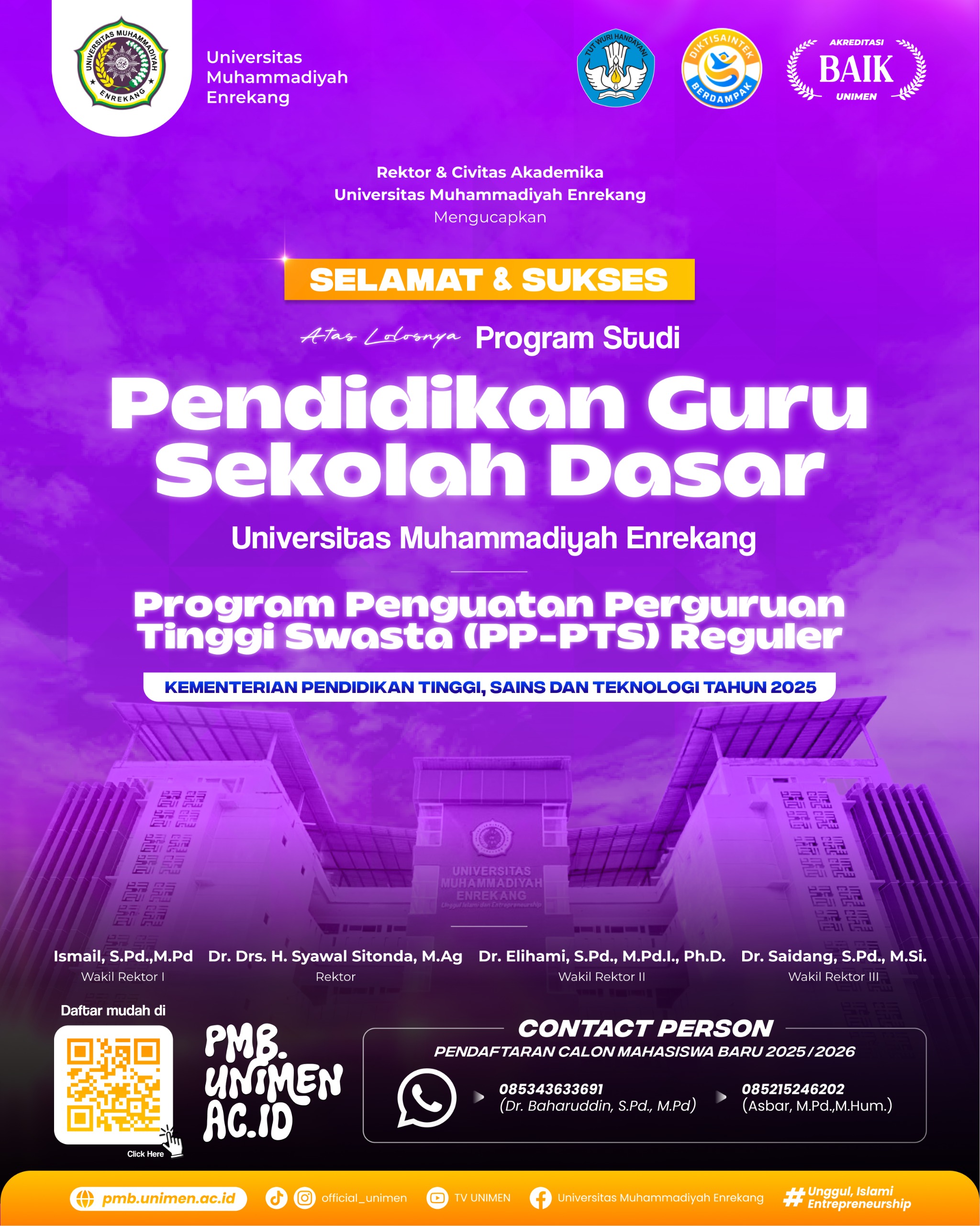 UNIMEN Semakin Kompetitif, 2 Tahun Lolos PP-PTS